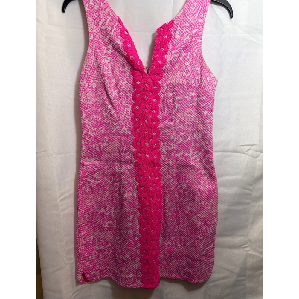 Women's Lilly Pulitzer For Target Shift Dress 2015 Preppy Resort Wear Size 4